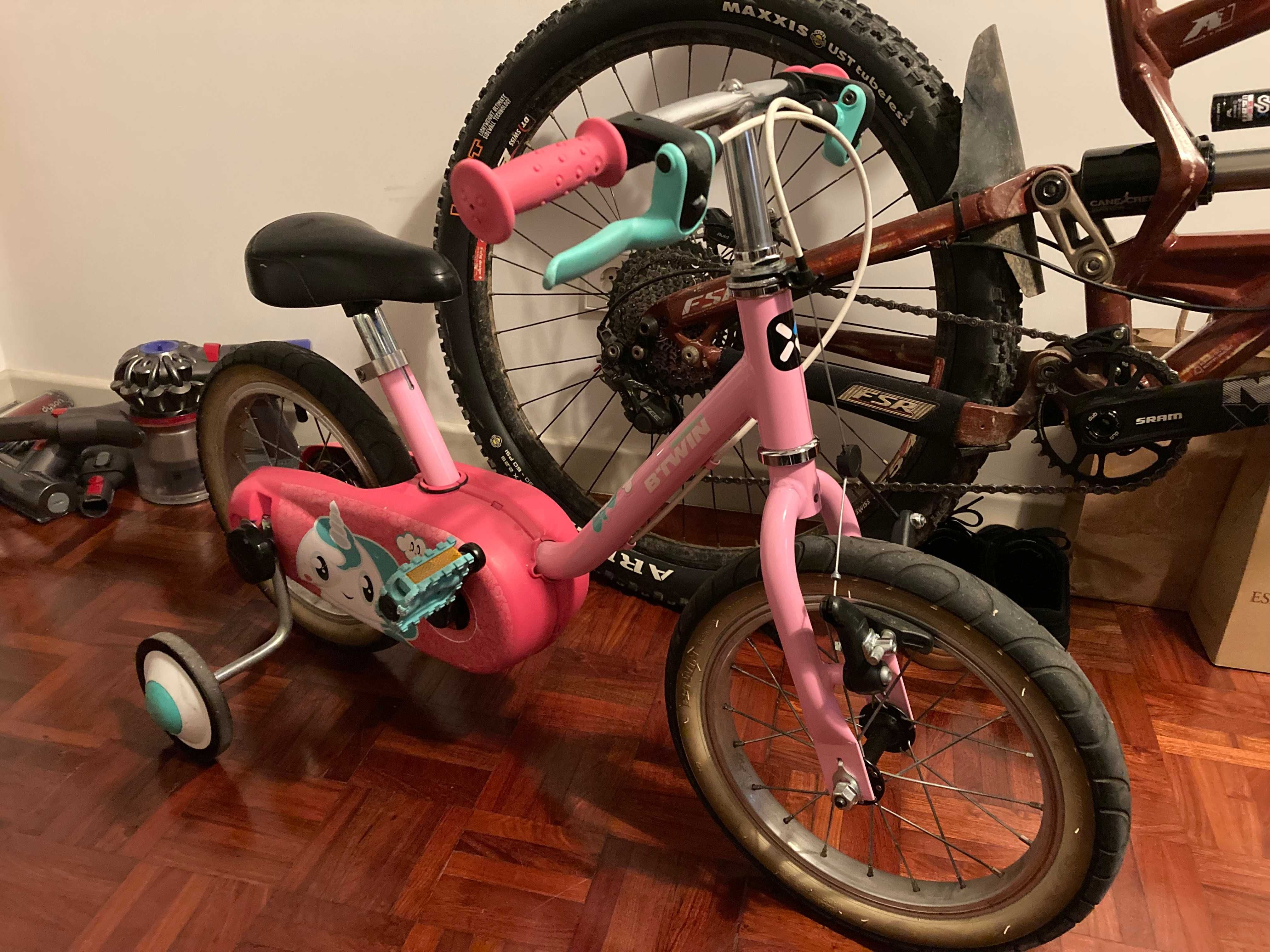 B'TWIN Unicórnio 14" (3-5 anos)