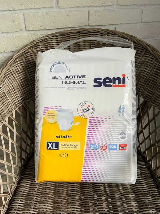 Seni Active Normal, XL, super chłonne pieluchomajtki dla dorosłych