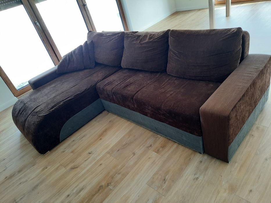 Narożnik sofa kanapa z funkcją spania