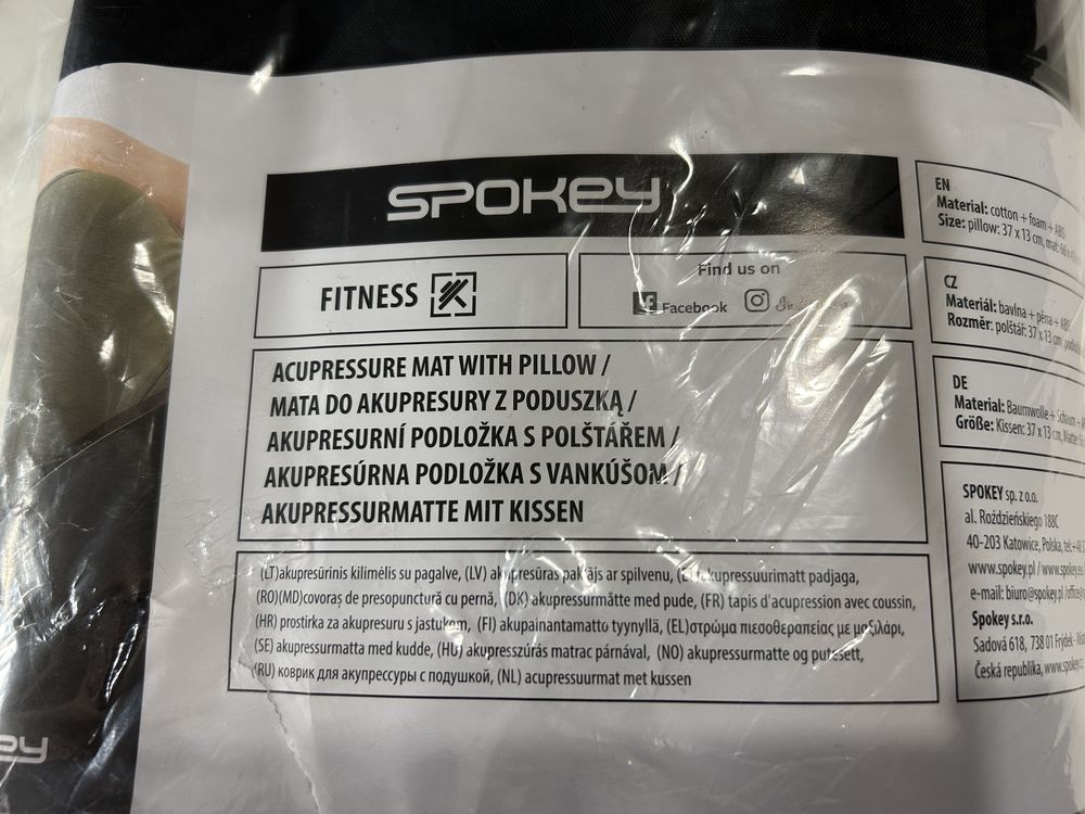 Spokey Acupressure Mat z poduszka