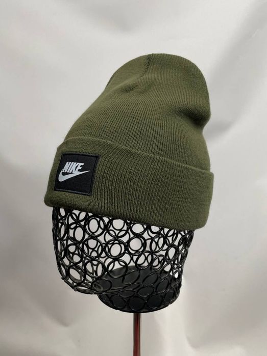 Мужская шапка  Nike зимняя на флисе