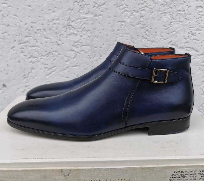 Шкіряні черевики Santoni 43 р. Оригінал Італія