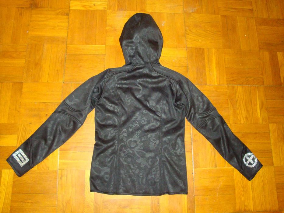 Толстовка / куртка PLUS-MINUS с капюшоном , размер XS-S (36-38 )