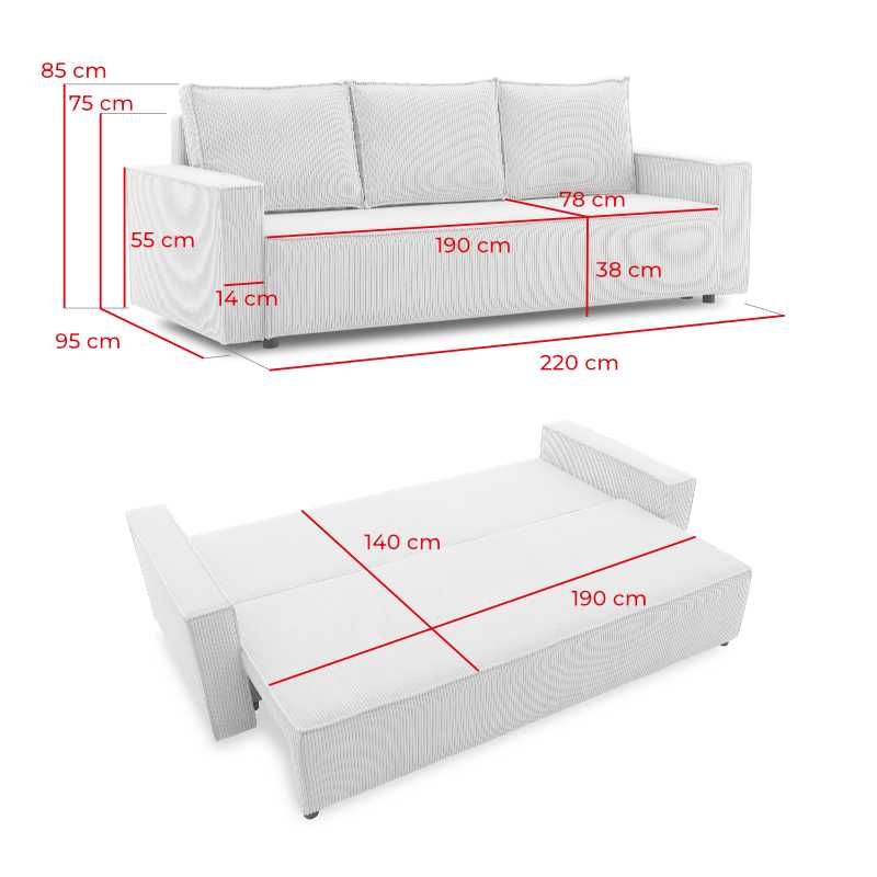 Kanapa / wersalka rozkładana, tapczan, sofa / SZYBKA DOSTAWA!