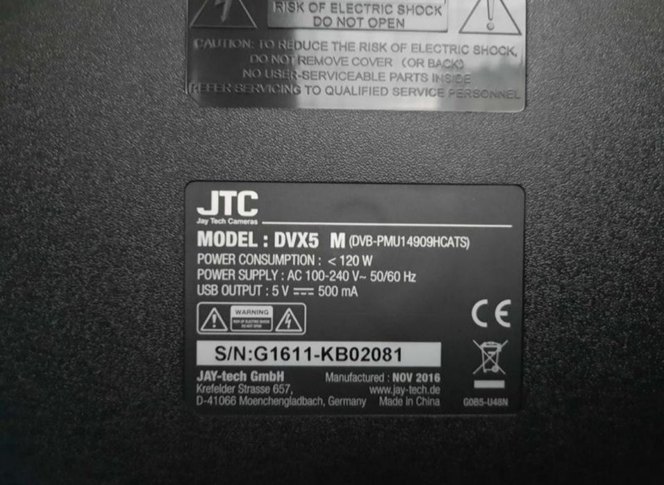 Телевізор jtc dvx5 124.5 cm (49")