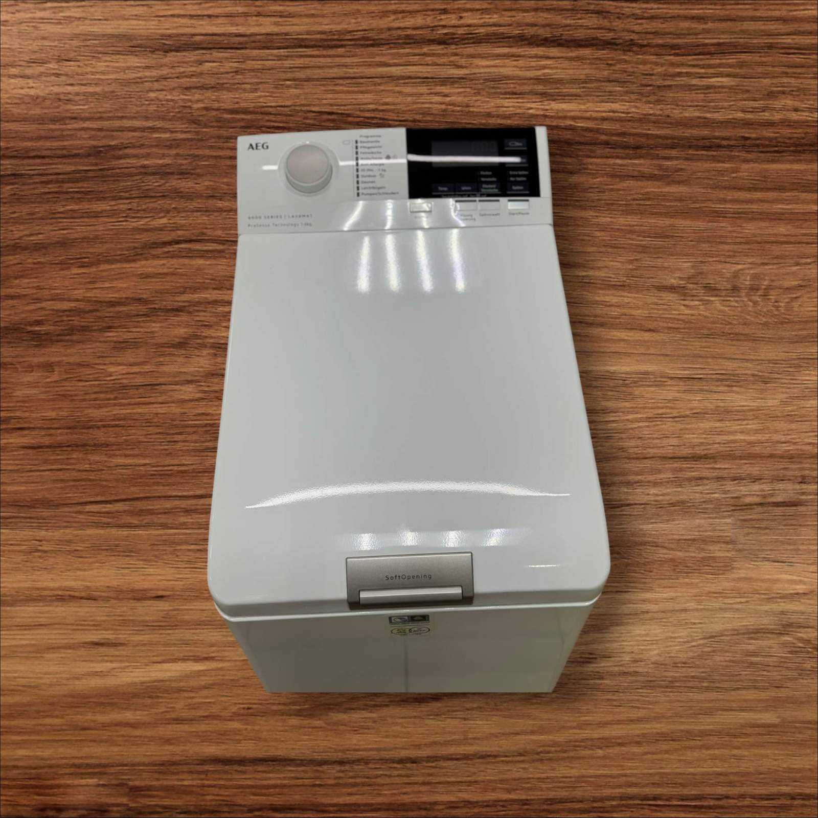 Пральна машина  бу AEG L6TB26TL 6 кг з вертикальним завантаженням
