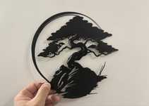 Drzewko Bonsai dekoracja ścienna ozdoba na ścianę Wall Art