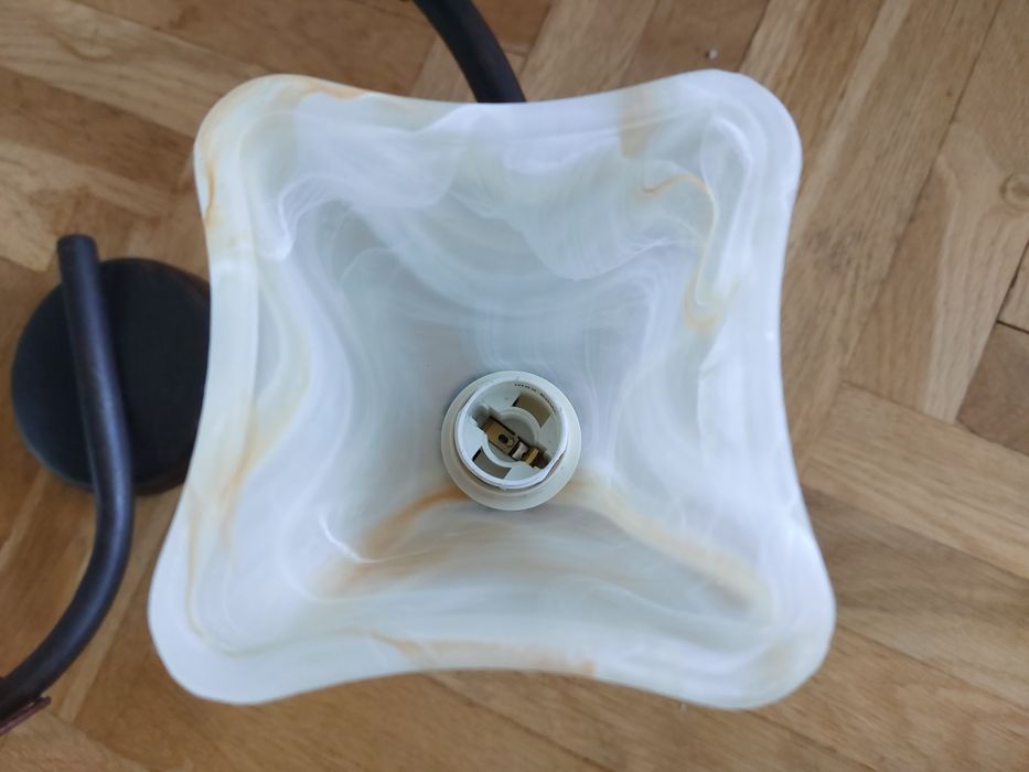 Zestaw lamp, żyrandol + 2 lampki nocne