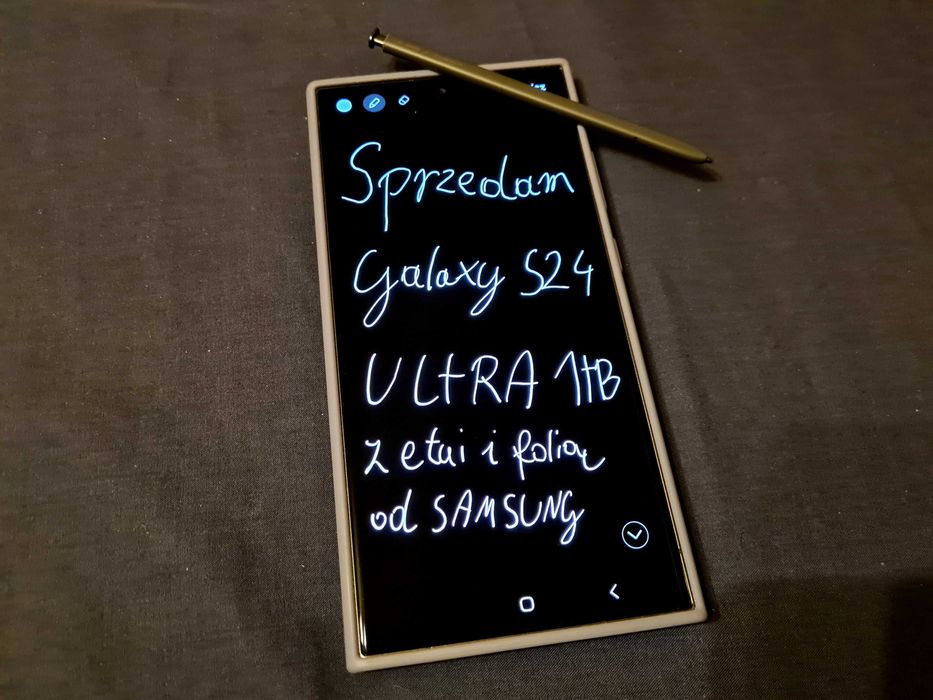 Samsung Galaxy S24 Ultra 1 TB Czarny z gwarancją i akcesoriami Samsung