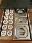 Organizer szuflady kuchennej Blanco Fuchs na przyprawy drewno stal