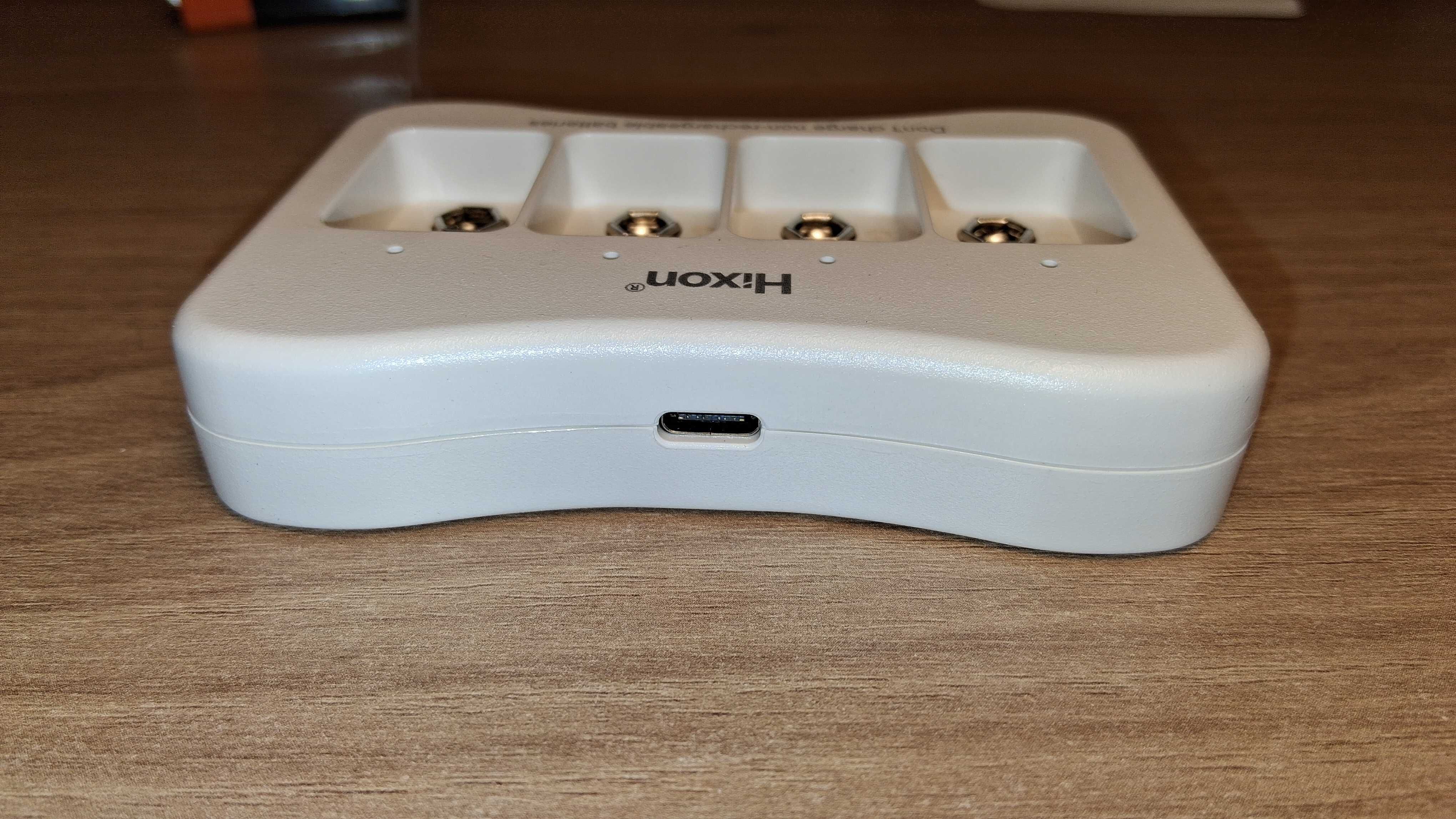 Zestaw Hixon 3× Akumulator 9V + Ładowarka USB Typ C