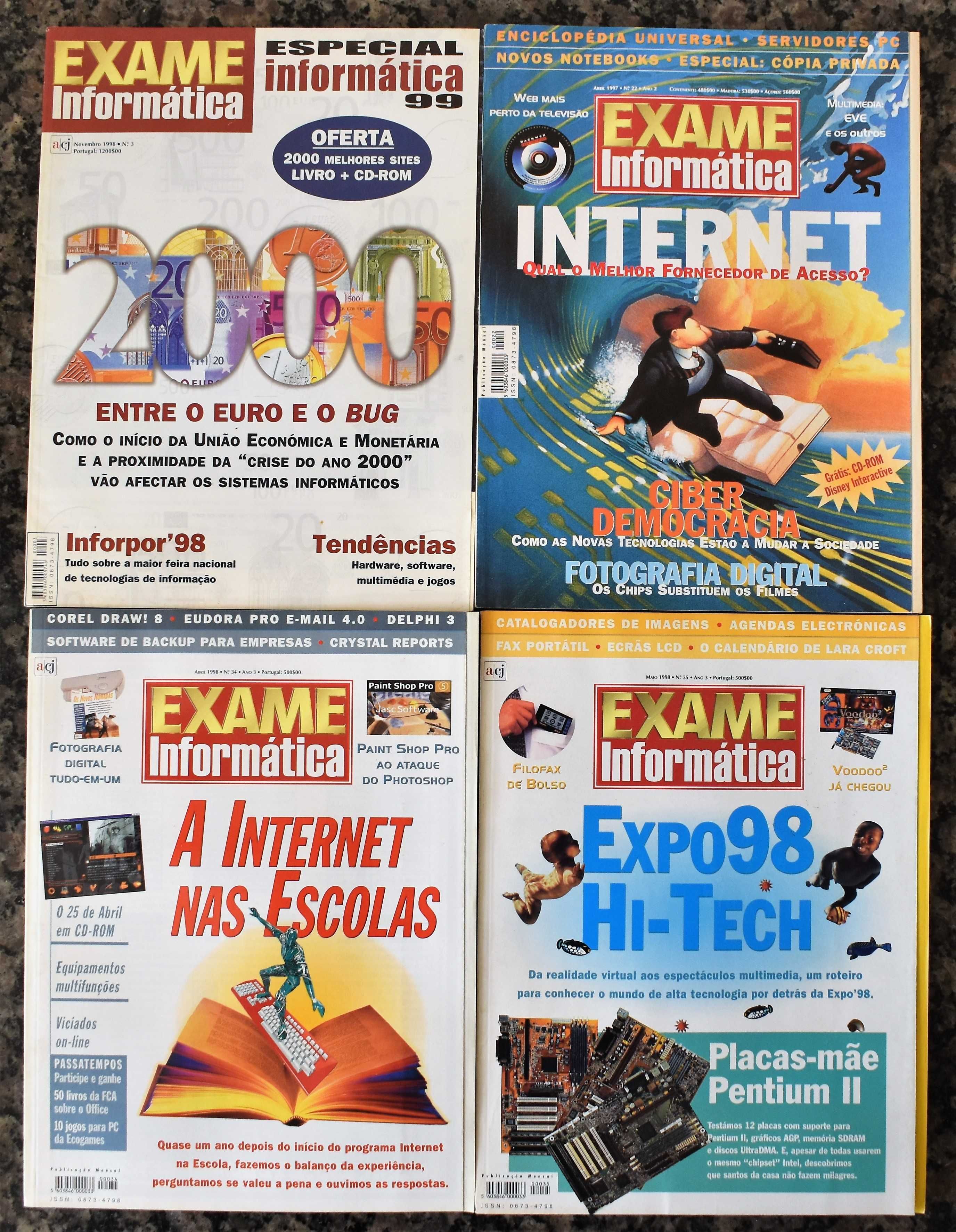 Guias Práticos; Revistas; CD's/DVD's - Exame Informática