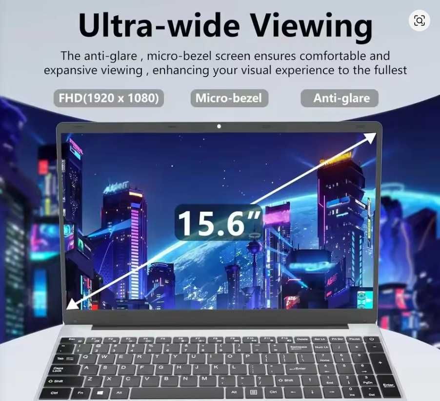 15,6-дюймов ноутбук,  RAM 16 ГБ, 2 ТБ, Windows 11 Pro,  Intel i7-8500Y
