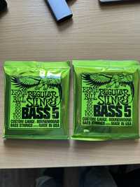 Ernie ball 45-130 struny gitara basowa bass nowe