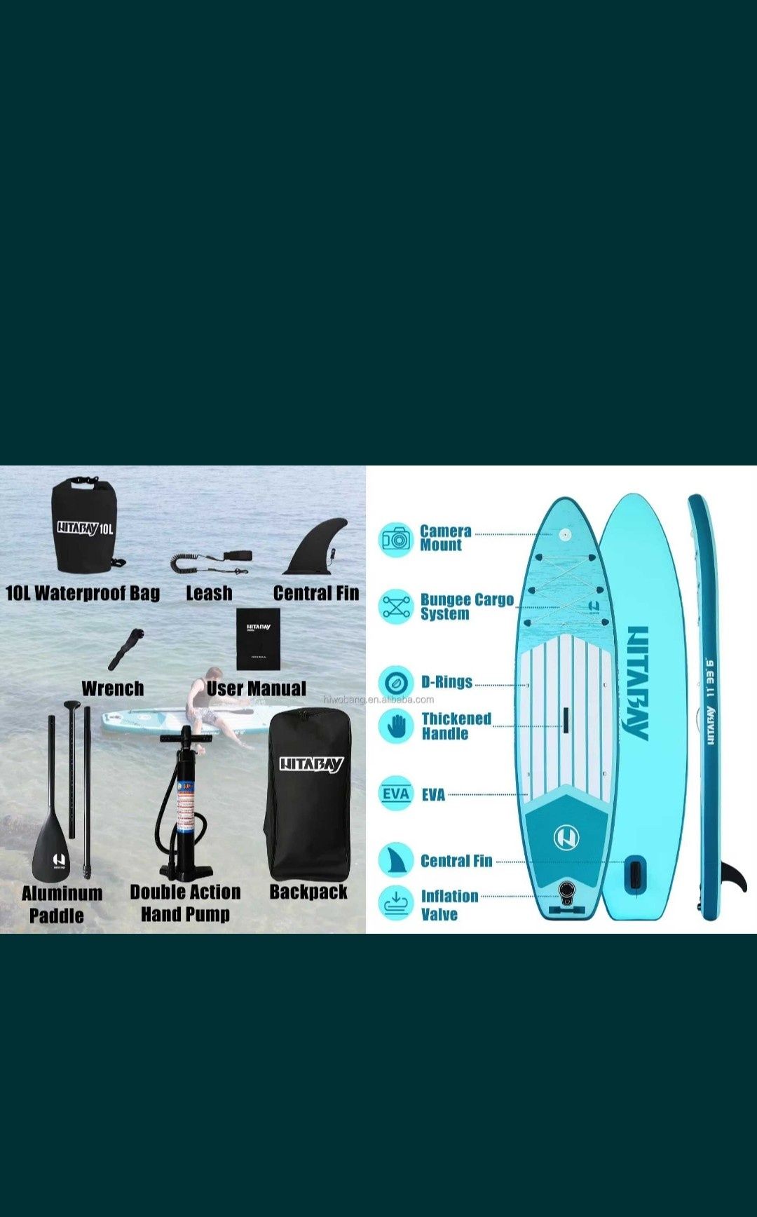 Deska SUP 335X84X15 NOWE DESKI Całe zestawy z kompletnym osprzetem