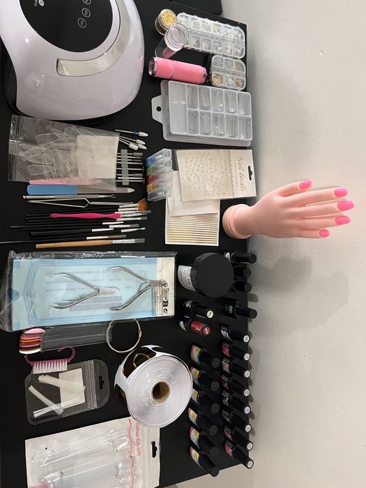 KIT completo de unhas de gel col cabine UV/LED+ broca profissional