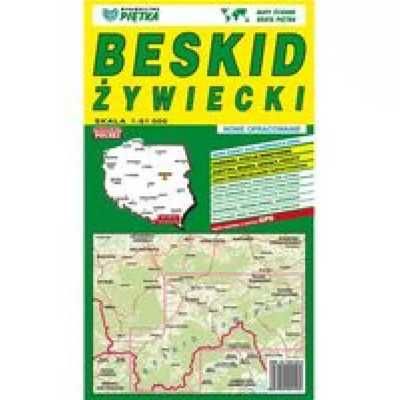 Beskid Żywiecki 1:61 000 mapa turystyczna PIĘTKA