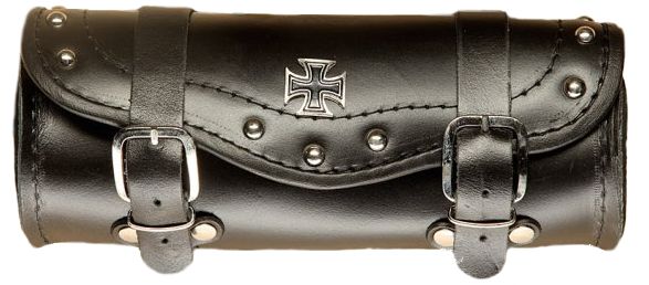 Wałek skórzany narzędziówka piórnik chopper custom krzyż hd yamaha