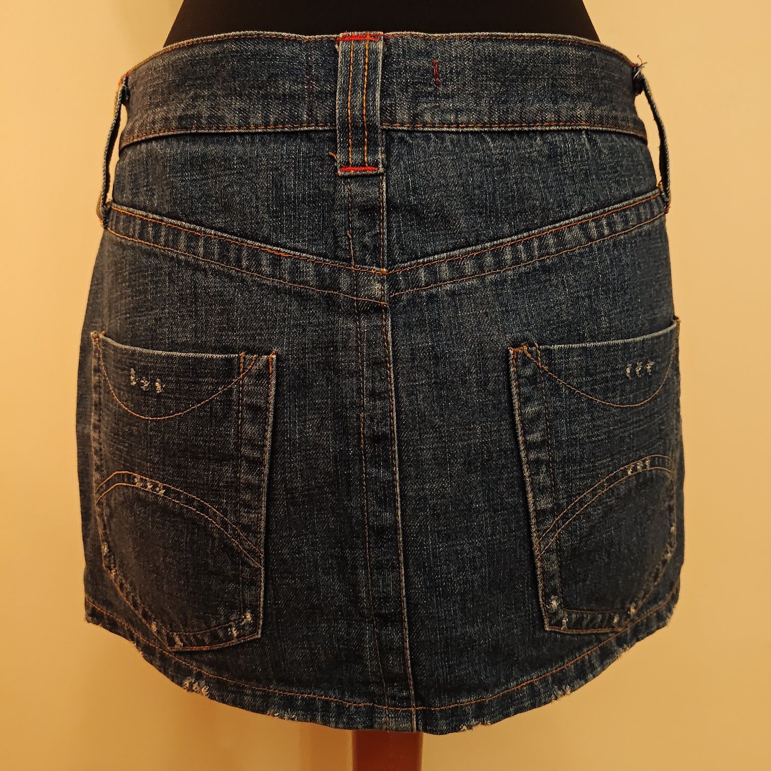 Spódnica mini jeans włoska