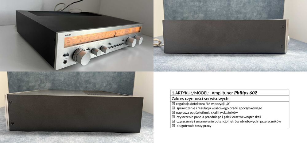 Philips 602/fajny design/SERWIS/dużo ciekawych funkcji/WYCHYŁY/okazja