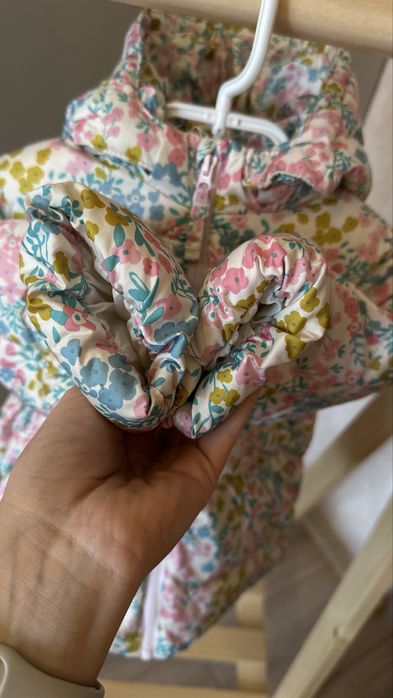 Куртка для дівчинки на флісі HM, TU  (хододна осінь/тепла зима)