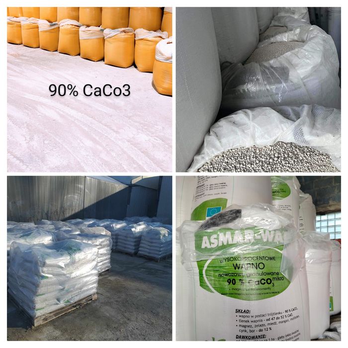 Wapno granulowane magnezowe kredowe czarna kreda