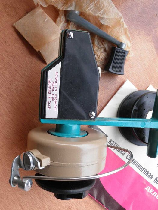 kołowrotek DELFIN-4 radziecki kolekcjonerski