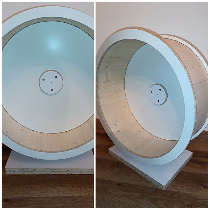 Kołowrotek 40 cm 2w1 dla szynszyli, wiewiórki