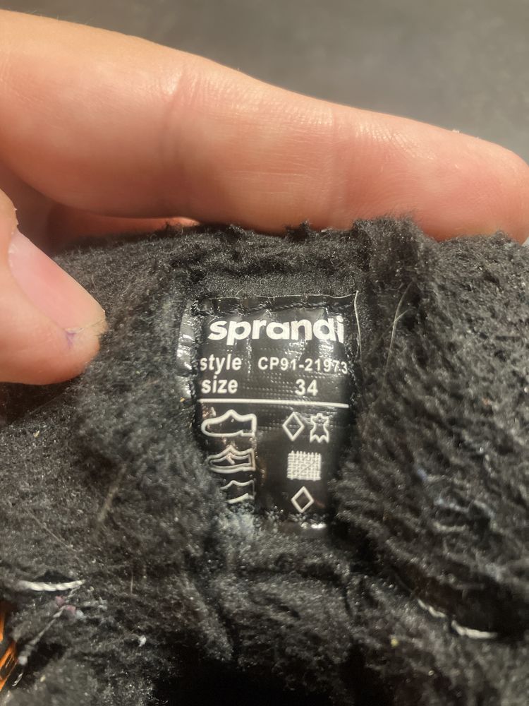 SPRANDI cp91 waterproof śniegowce wodoodporne dziecięce 34