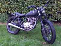 Yamaha sr250  bratstyle caferacer scrambler custom