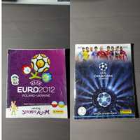 Stare albumy piłkarskie z naklejkami Euro2012, Champions League 2013/4