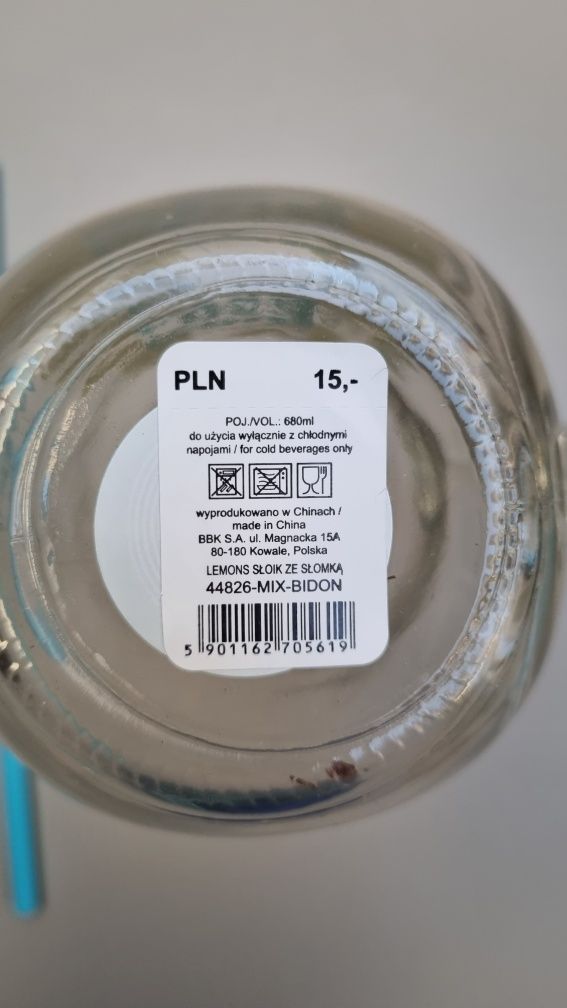Zestaw słoiki szklanki do lemoniady 12szt  680ml/430ml