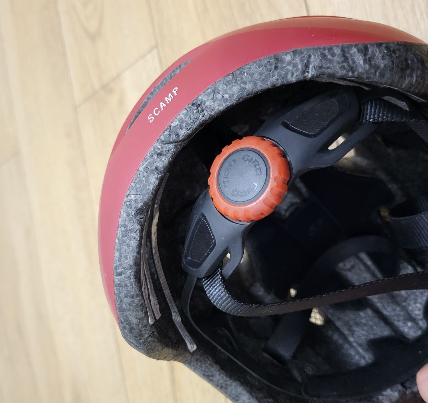 Giro Scamp, kask rowerowy dla dziecka na rower, XS, 45-49 cm, jak nowy