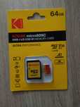 Karta pamięci Kodak micro SD 64 GBz adapterem