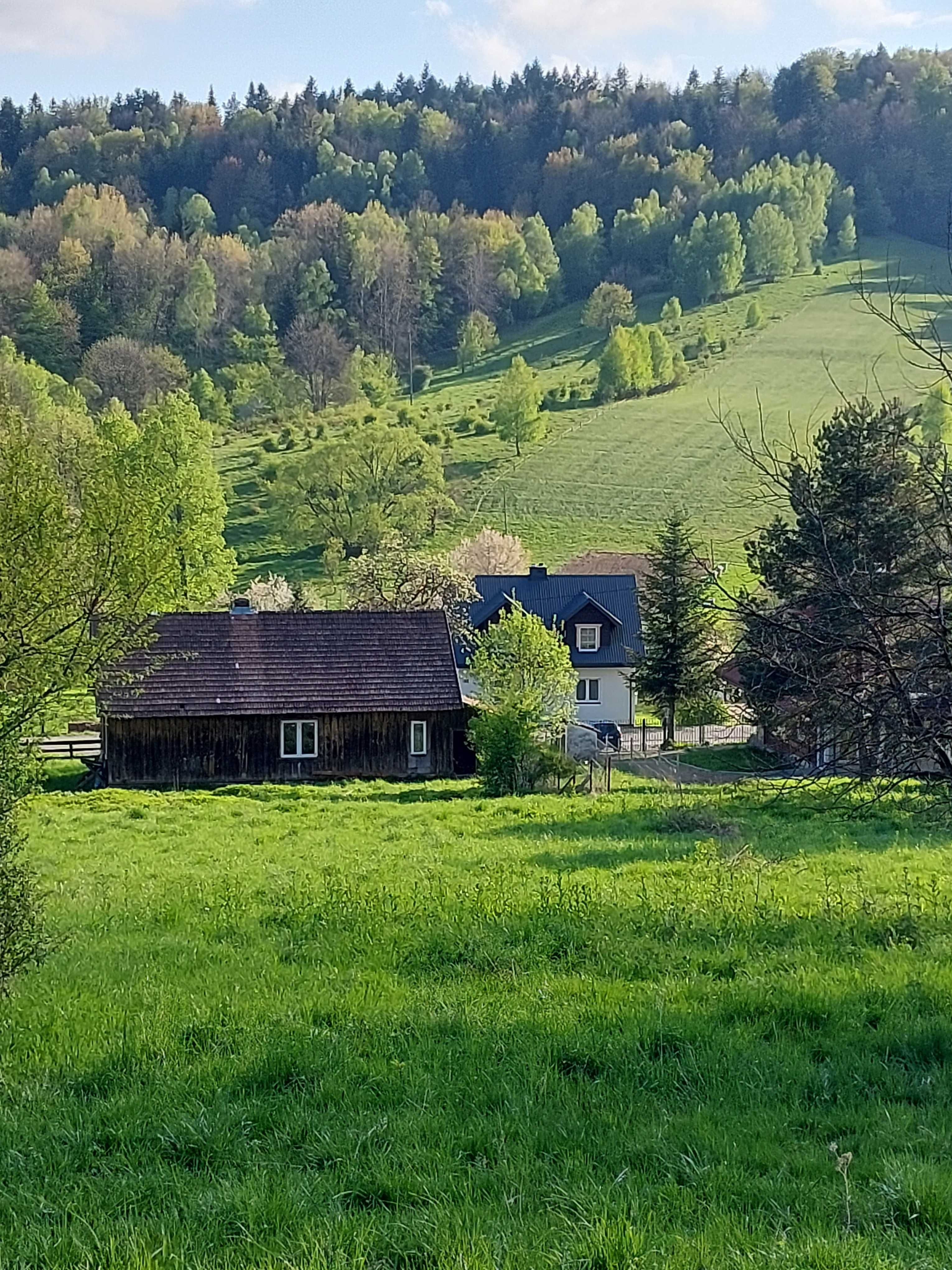 Działka  Bieszczady .warunki zabudowy na 4 domy. Widokowa i słoneczna