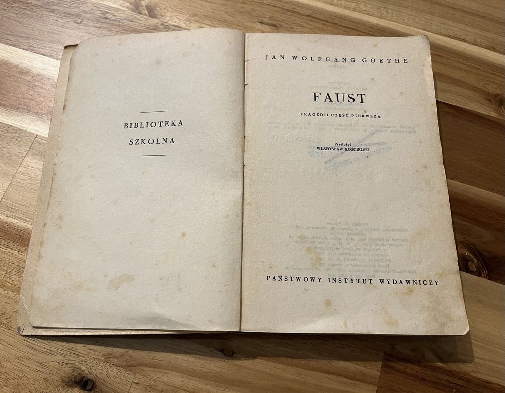 Faust Jan Wolfgang Goethe