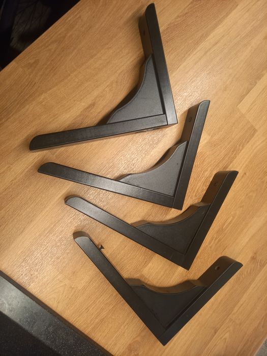 Wspornik Ikea Rumshult 4 szt czarne