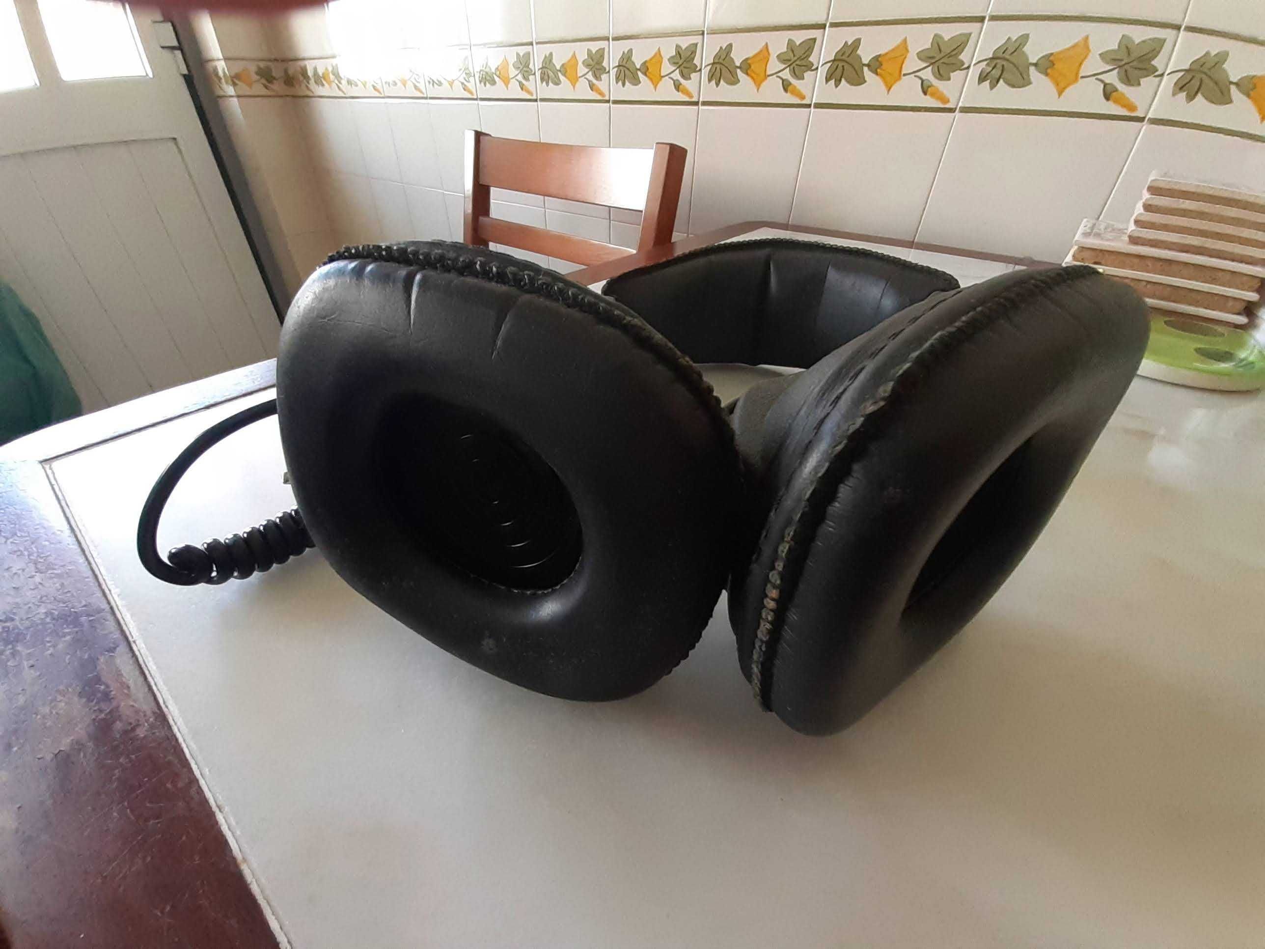 HeadPhones Stereo, Marca Aciko, Modelo AH-46, anos 80, em bom estado