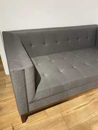 Sofa 2 osobowa CustomForm szara łóżko fotel