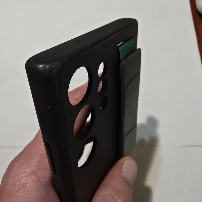 Чохол Samsung Silicone Grip Black для S23 Ultra