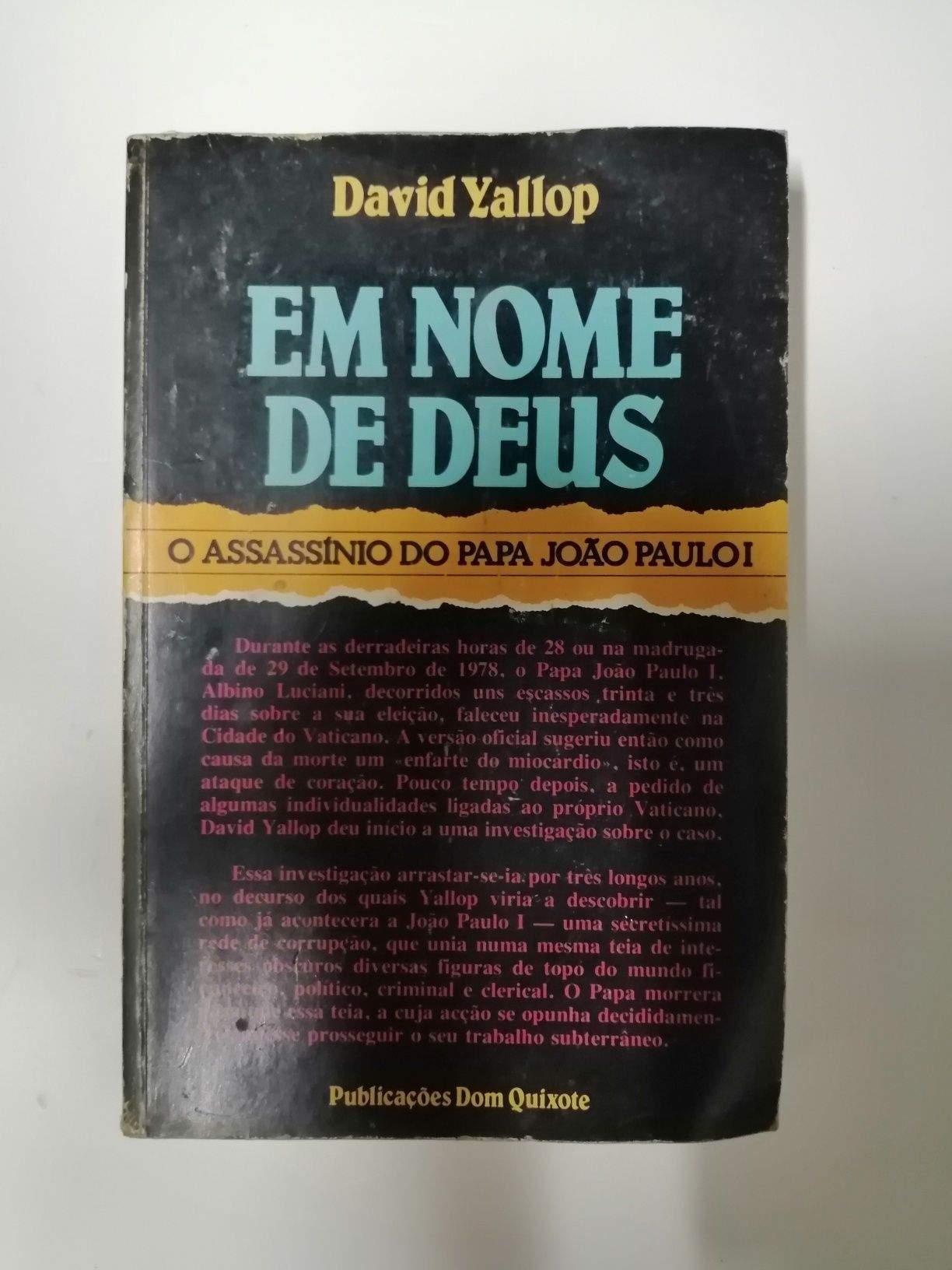 Em nome de Deus.