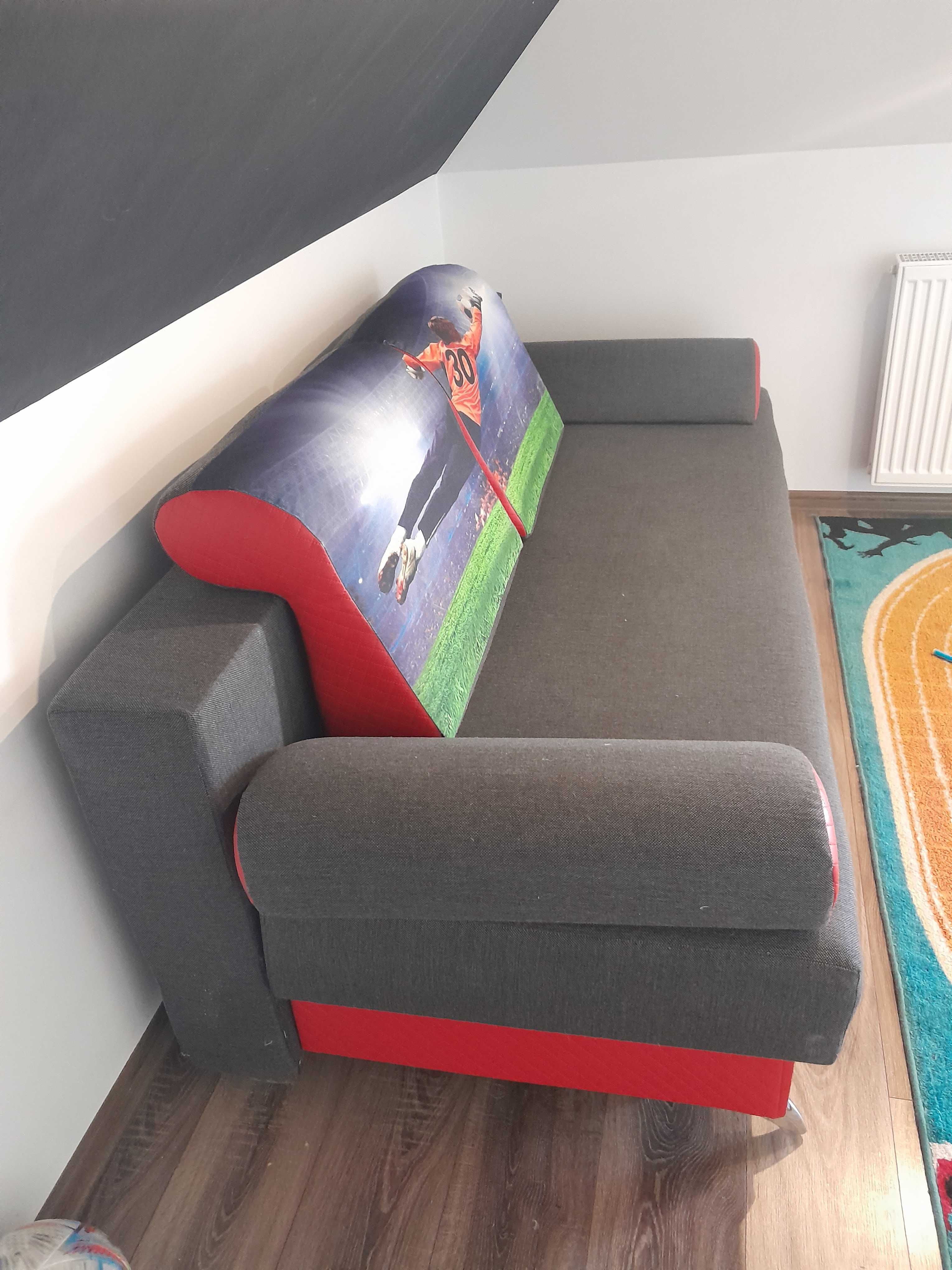 Sofa dla młodego piłkarza