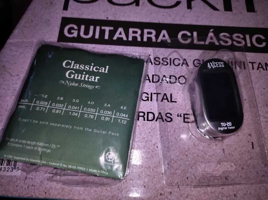 Guitarra Clássica Modelo Giannini tamanho 3/4