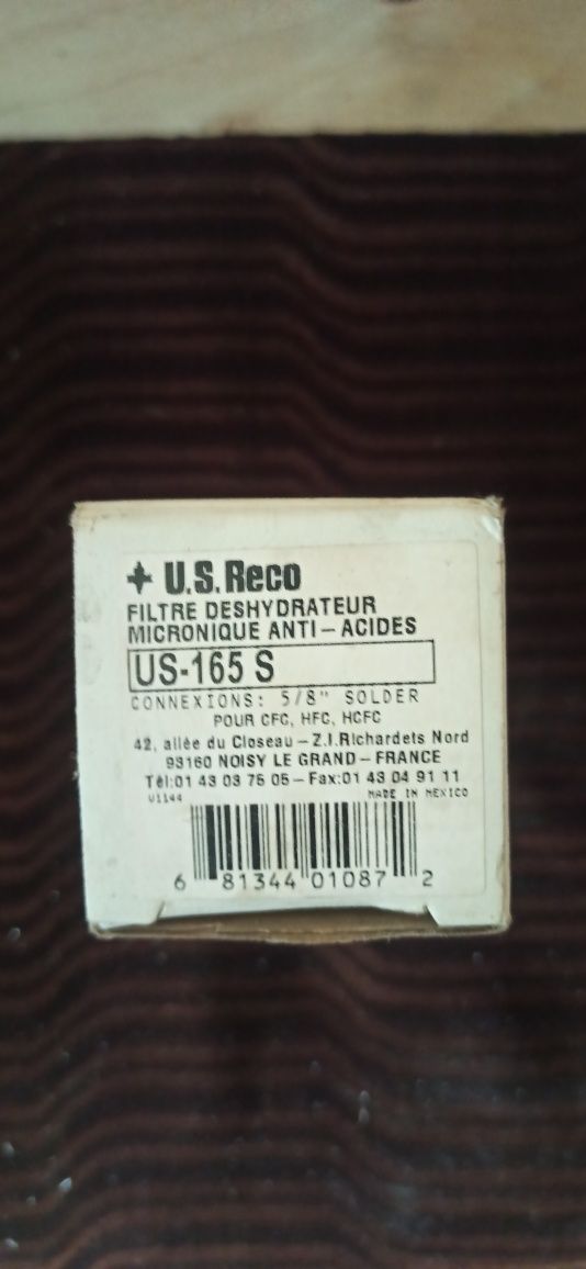 Антикислотный Фильтр-осушитель U.S. RECO US-165-S

фильтр-осушитель,