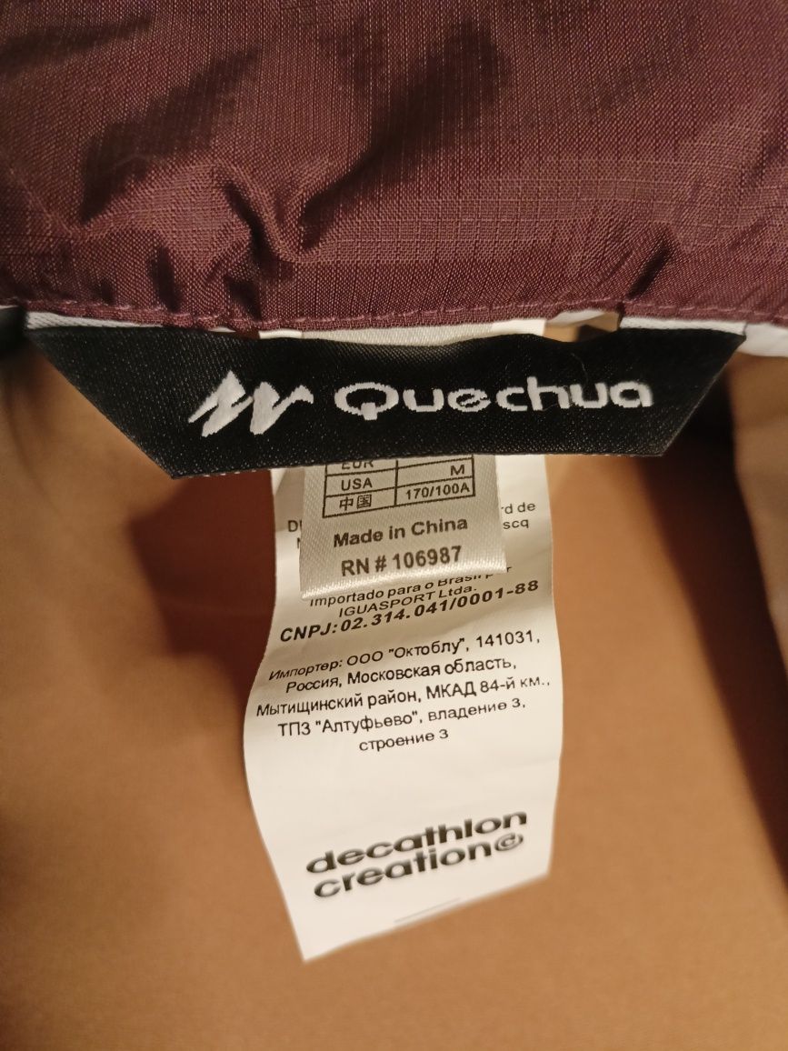 Kurtka sportowa turystyczna damska  L hydro Quechua