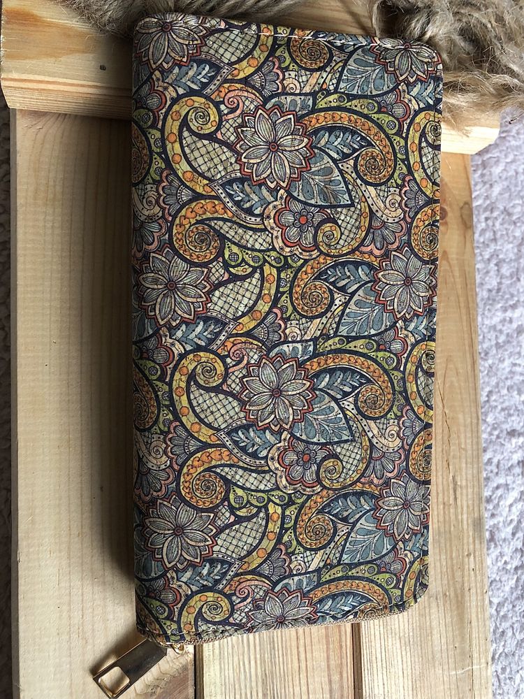Portfel Boho/Etno, Mozaika/Ornament, kolorowy/duży