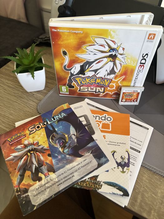 Pokemon Sun 3DS /Caixa + Manuais