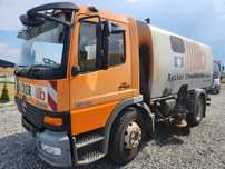 Zamiatarka Mercedes-Benz Atego ZABUDOWA BUCHER CZĘŚCI Kabina Rama Most Zbiornik Zabudowa