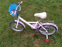 Rower 16" różowy dla dziewczynki