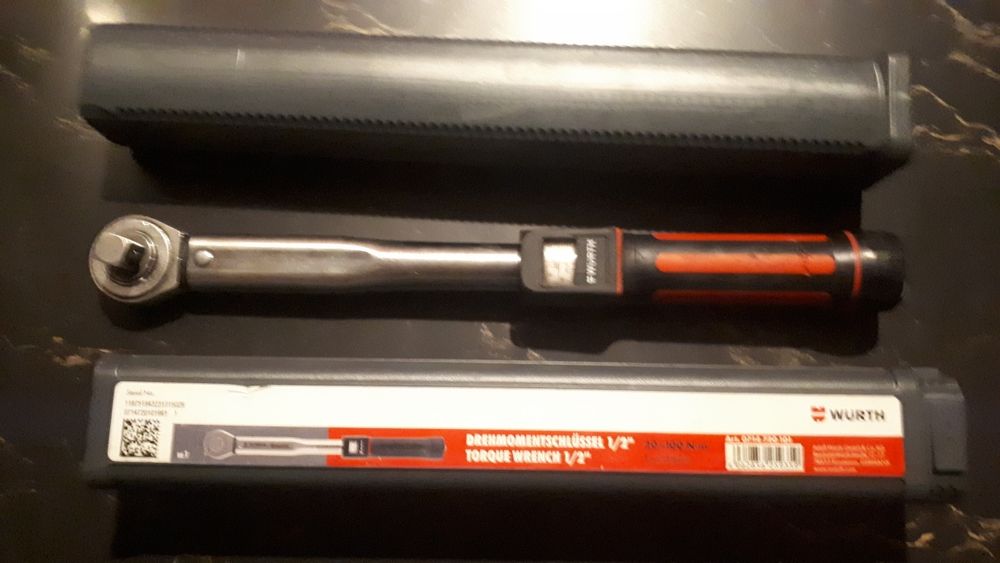 Klucz dynamometryczny wurth 1/2 20-100N-m używany